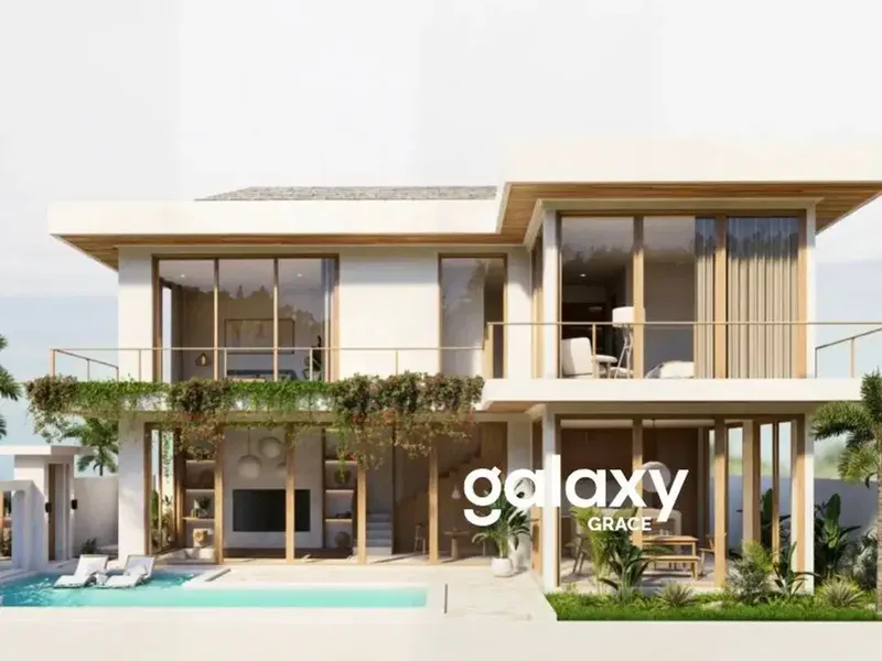 LEASEHOLD AURORA OCEAN VIEW VILLA AT THOMAS BEACH ULUWATU BADUNG - Real Estate in Bali