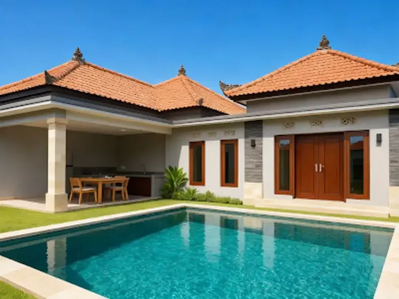 Villa Desain Tradisional di Pering dan Saba Gianyar Bali - Real Estate in Bali