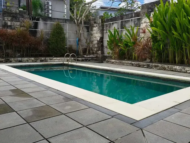 FOR SALE RUMAH SEMI VILLA PRIVAT POOL 4BR FURNISHED JIMBARAN - Real Estate in Bali