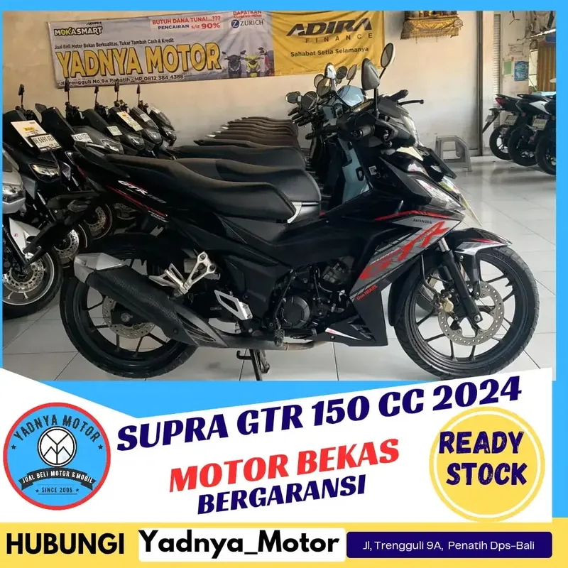 SUPRA GTR 150 CC 2024/YADNYA MOTOR - Vehicles in Bali