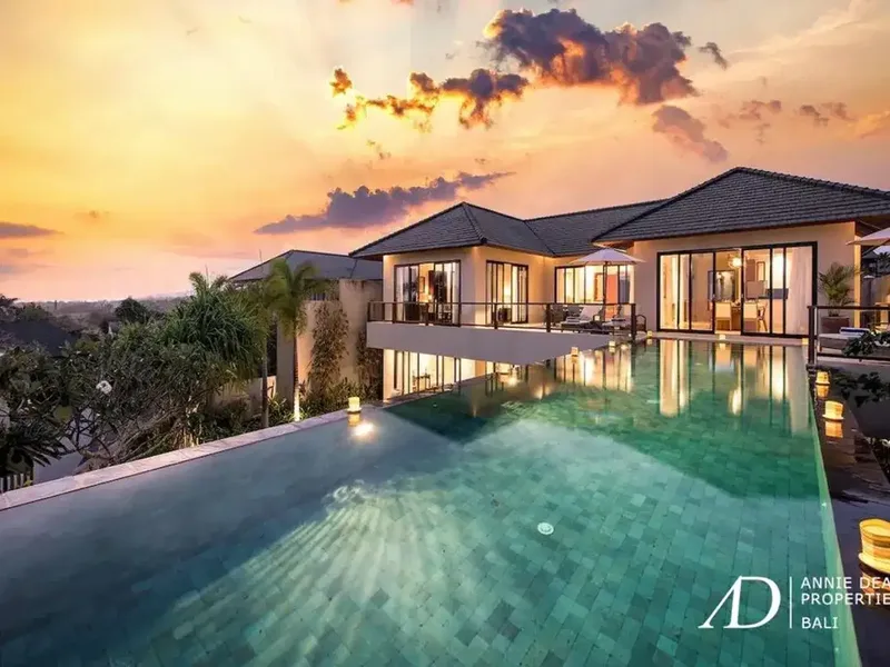 FREEHOLD | MODERN DESIGN VILLA WITH OCEAN VIEWS | UNGASAN - Real Estate in Bali