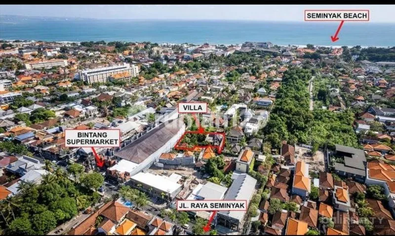 Tanah 30 Are Seminyak Dekat Pantai, SHM, Zona Pink V589 - Real Estate in Bali