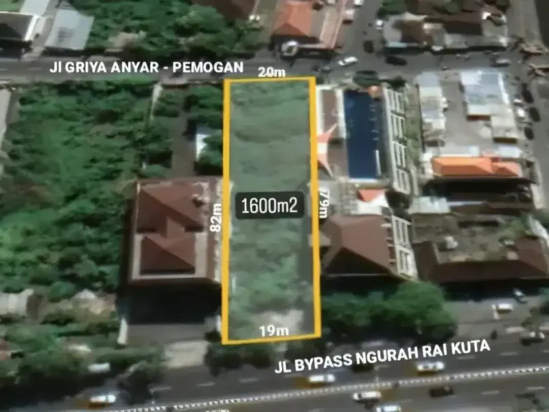 TANAH PREMIUM BYPASS NGURAH RAI – SANUR - Real Estate in Bali