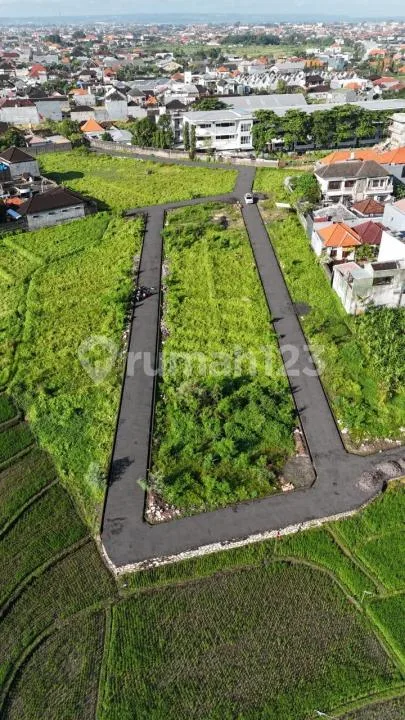 Tanah Luasan Kecil SHM Itr Kuning View Sawah di Kerobokan Bali - Real Estate in Bali