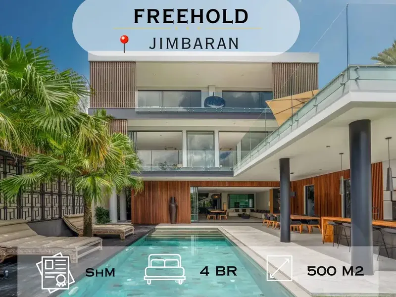 Modern Luxury Villa Overlooking Jimbaran Bay - Real Estate in Bali
