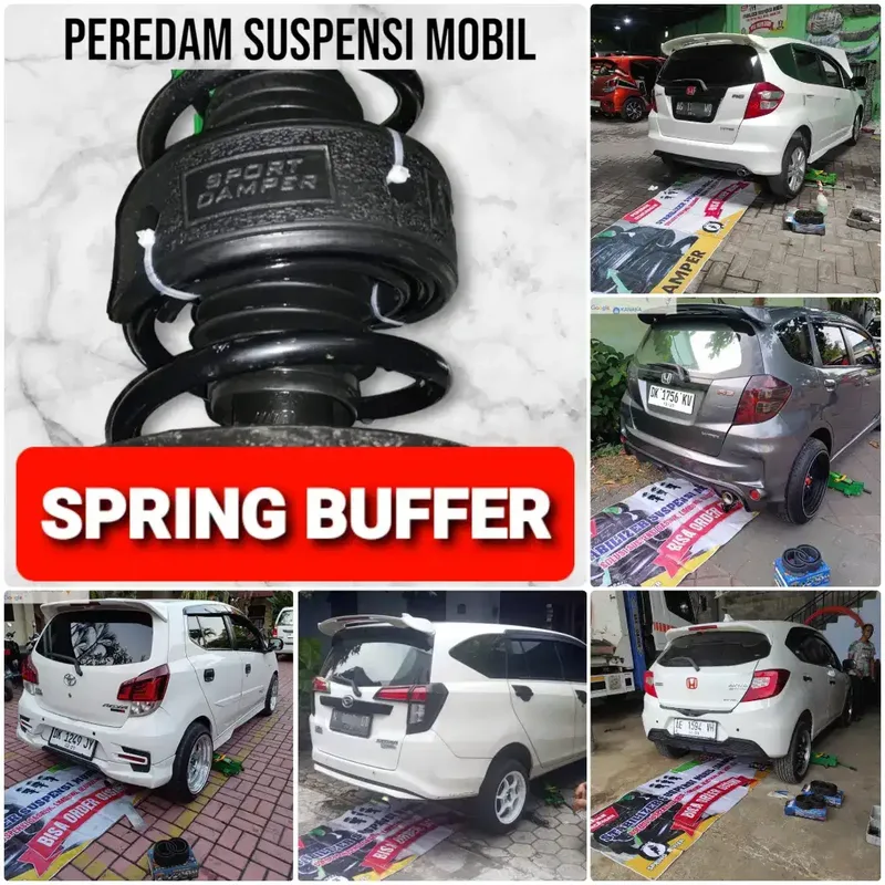KARET SPRING BUFFER/DUMPER STABILIZER PEREDAM GUNCANGAN SUSPENSI MOBIL - Vehicles in Bali