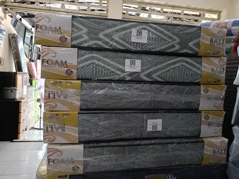 Kasur busa tebal 18cm ukr 120x200 kain knitting merk balifoam - Home & Garden in Bali