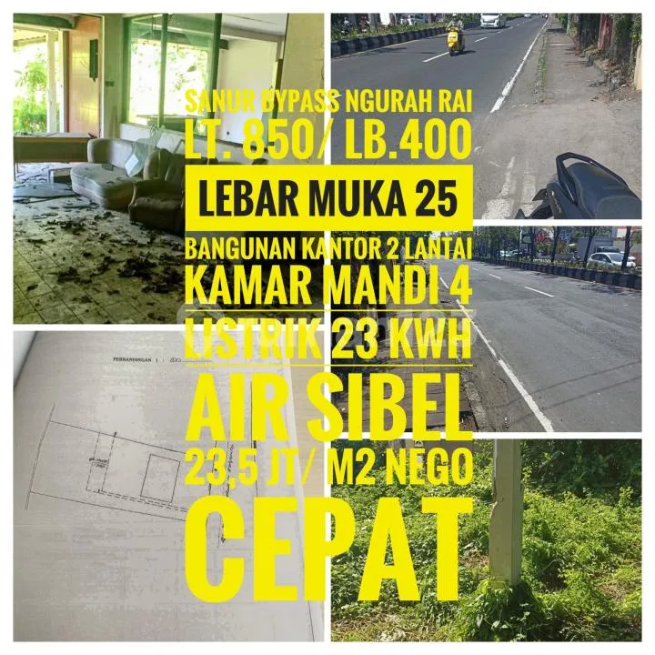 Denpasar Kantor Gudang Jual Cepat - Bali in Bali