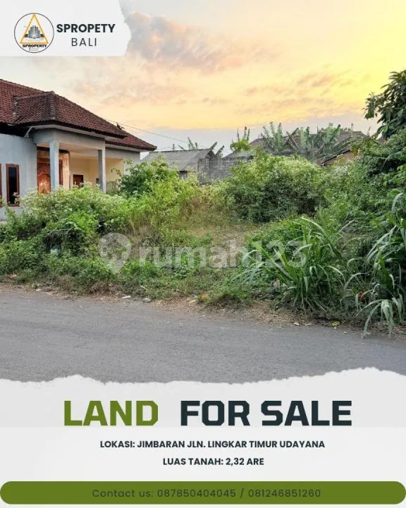 Dijual Tanah Murah Belakang Kampus Tehknik Udayana, Jimbaran Jln. Lingkar Timur Udayana - Real Estate in Bali