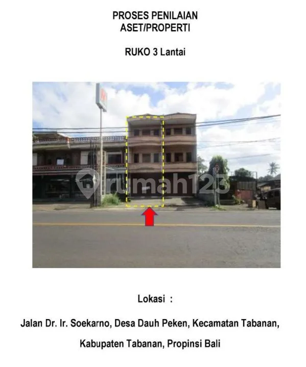 Ruko 3 Lantai di Jalan utama Tabanan CN - Real Estate in Bali