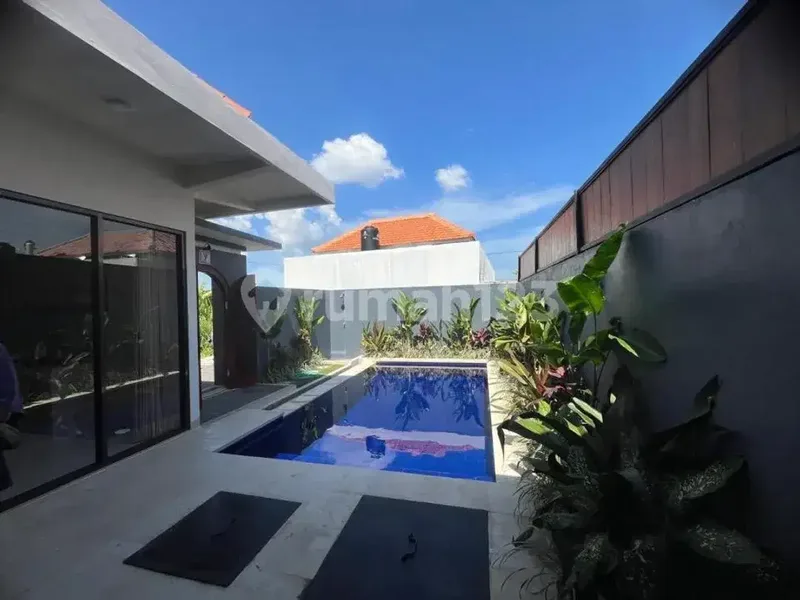 Modern 2-Bedroom Villa For Rent In Pererenan Canggu, Private Pool, Semi-Furnished, Idr 150 Million/Year - Real Estate in Bali