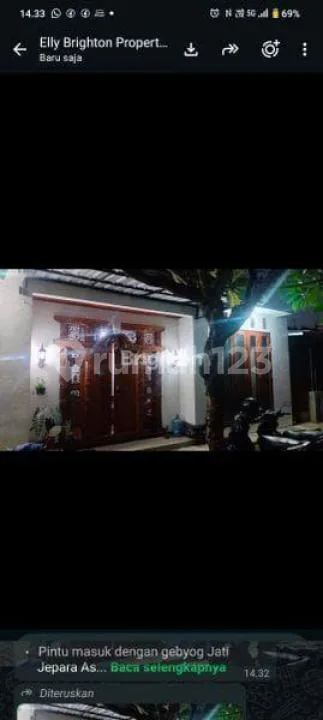 Rumah Semi Villa 2Kt di Pusat Denpasar, Sejuk & Siap Huni - Bali in Bali