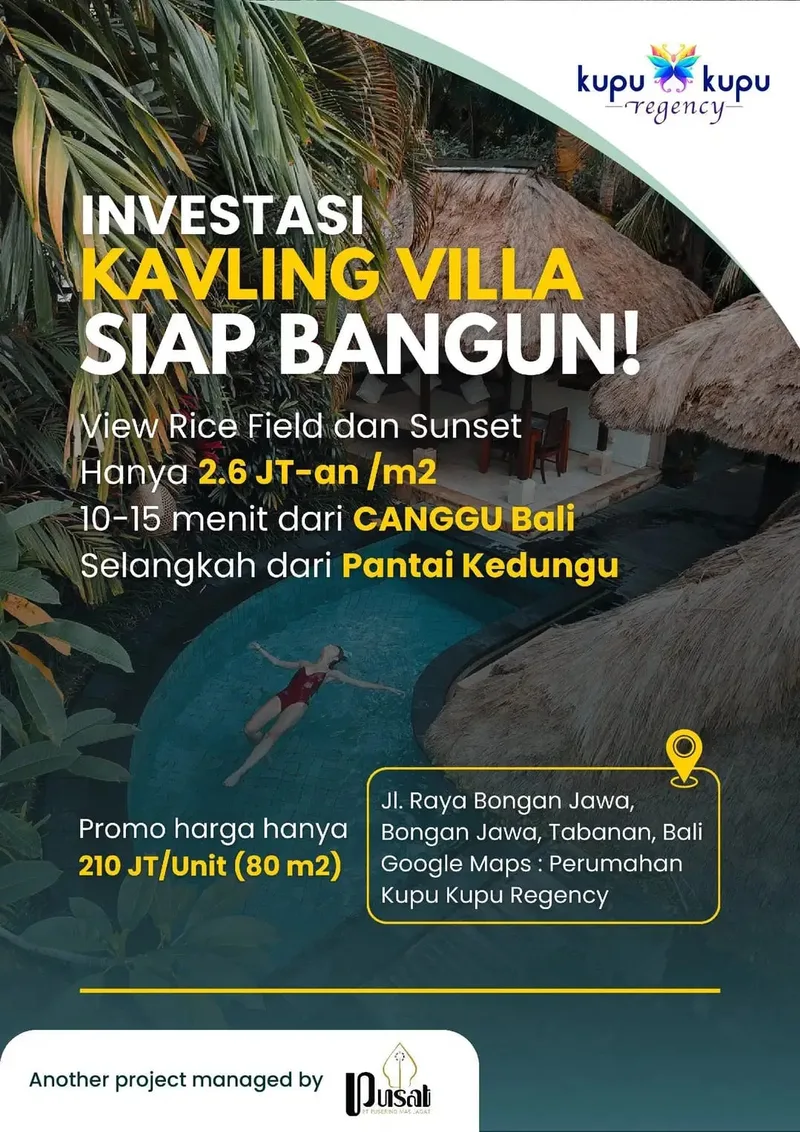 Kavling Residential BALI dekat Pantai Harga Miring - Bali in Bali