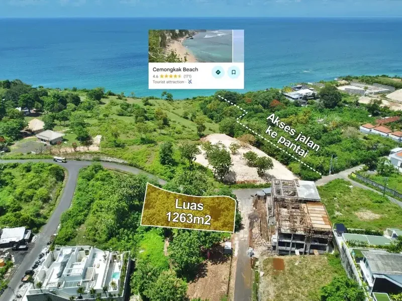 Tanah Ocean View Pantai Bingin Pecatu badung - Bali in Bali