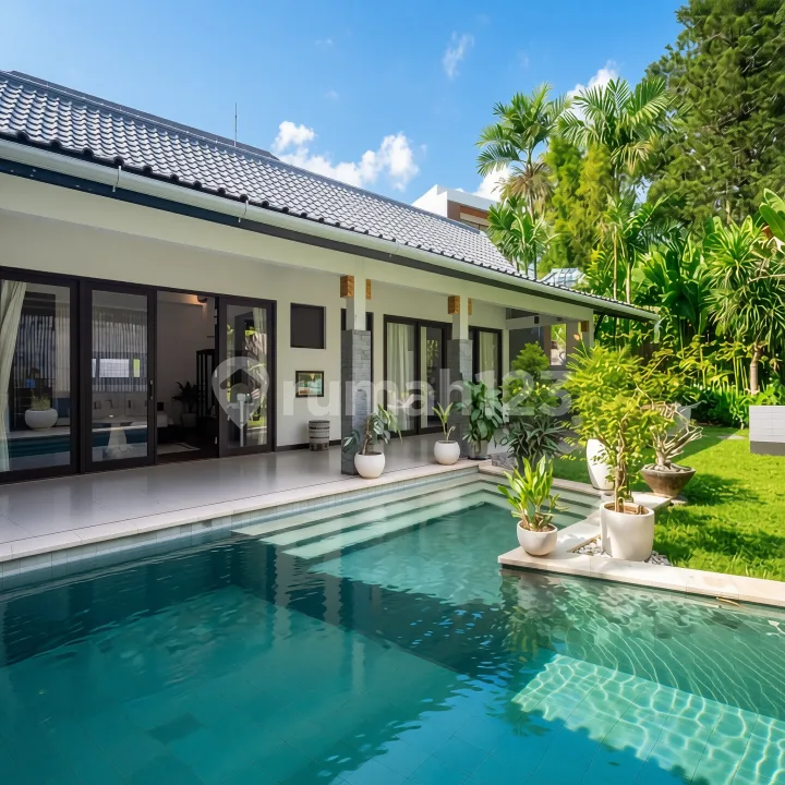 Villa Premium Bergaya Modern Tropis di Jantung Batu Bolong Canggu - Real Estate in Bali
