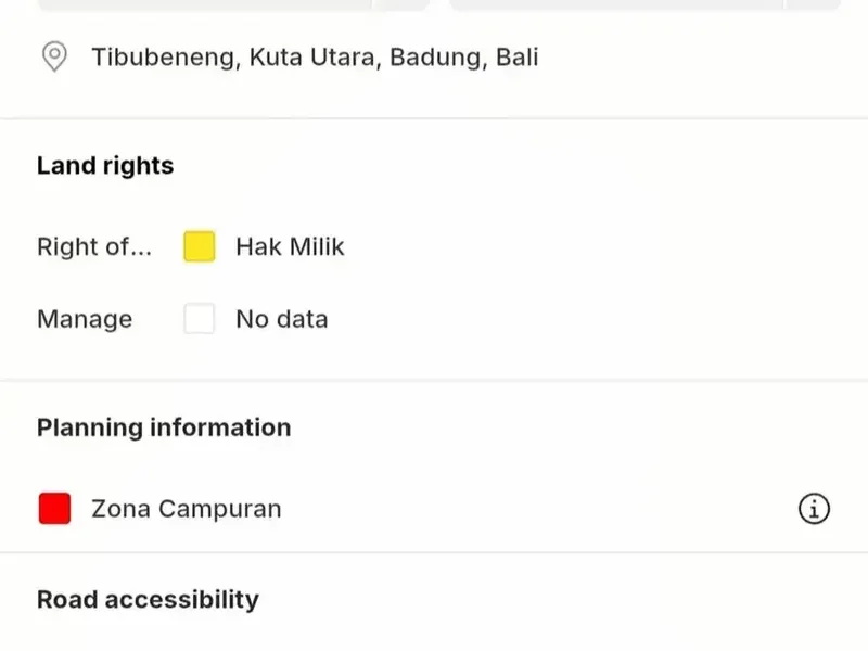 DIJUAL TANAH BONUS BANGUNAN – CANGGU BERAWA, BALI ( RBN / IWN HSB / LM ) - Bali in Bali