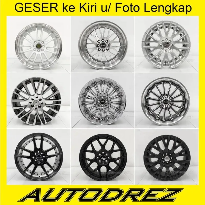 Velg Ring 17 R17 18 R18 4x100 4x114 Jazz Yaris Avanza Honda Toyota B - Vehicles in Bali