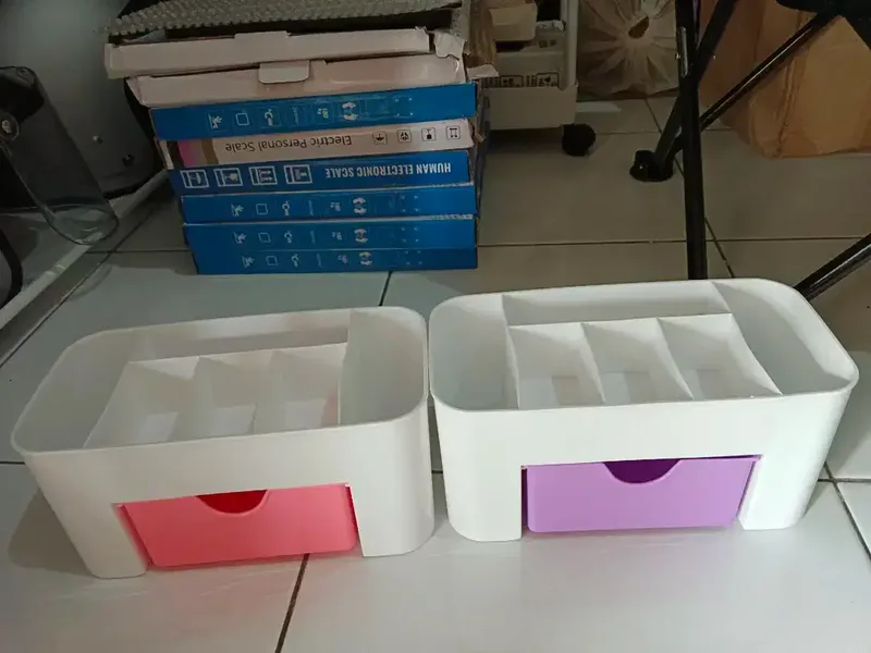 20rb BARU-Rak/Laci Kosmetik Mini Serbaguna,bahan plastik Uk. 21x10x9cm - Home & Garden in Bali