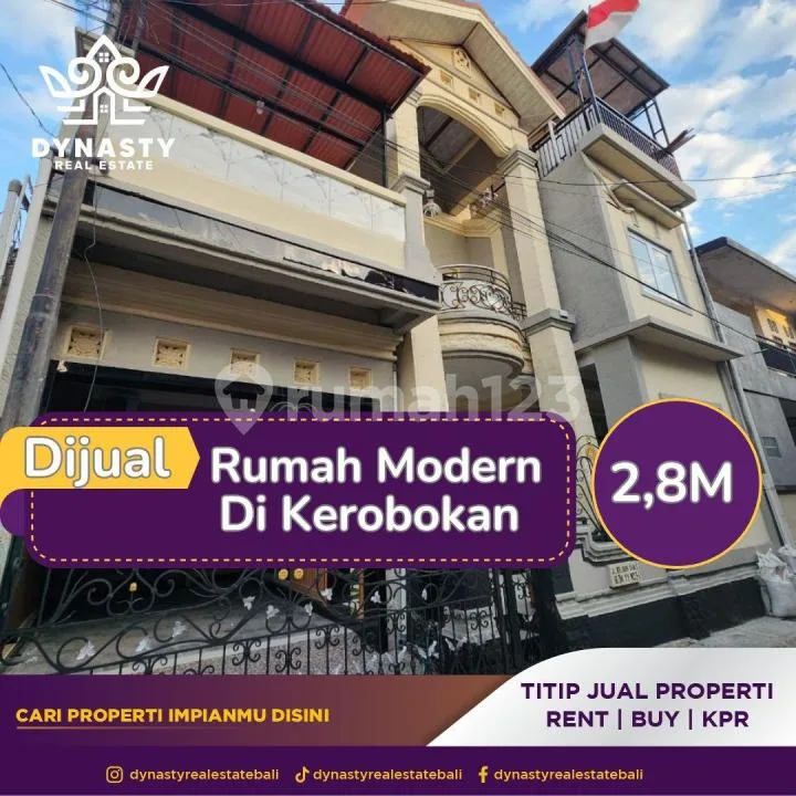 Rumah Modern Minimalis 3 Lantai | Kerobokan, Bali - Real Estate in Bali