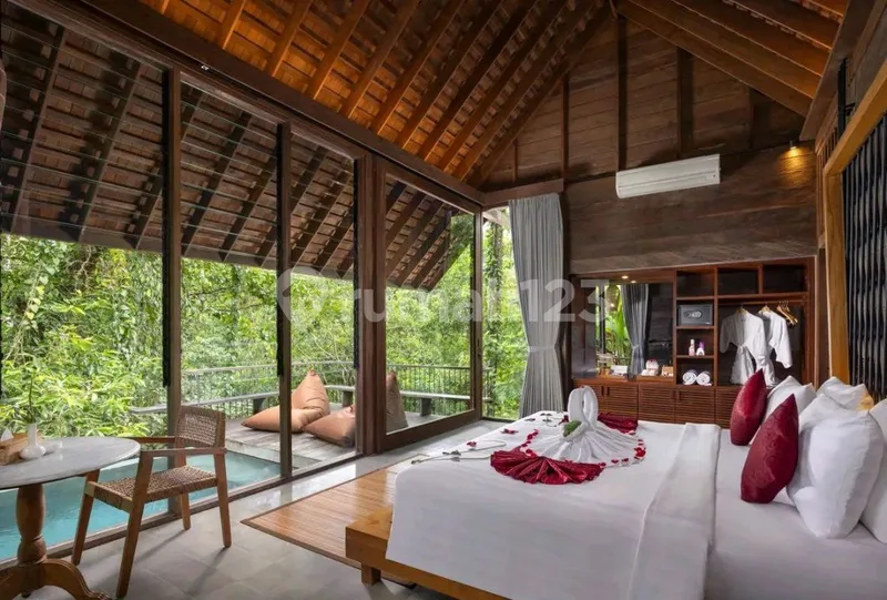 Jual Cepat Private Villa Termurah di Ubud -View Sawah & Sungai - Real Estate in Bali