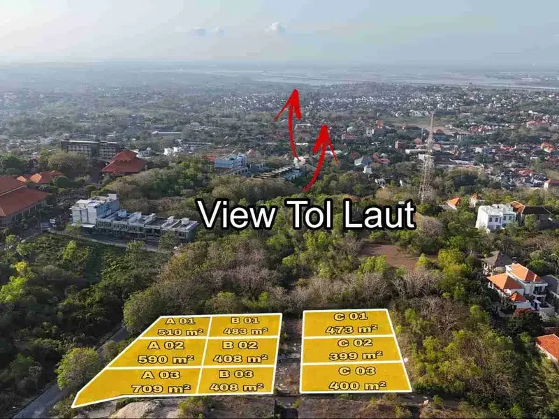 Tanah Kavling View Tol Laut Link Villa Depan STP Nusa Dua Bali - Bali in Bali
