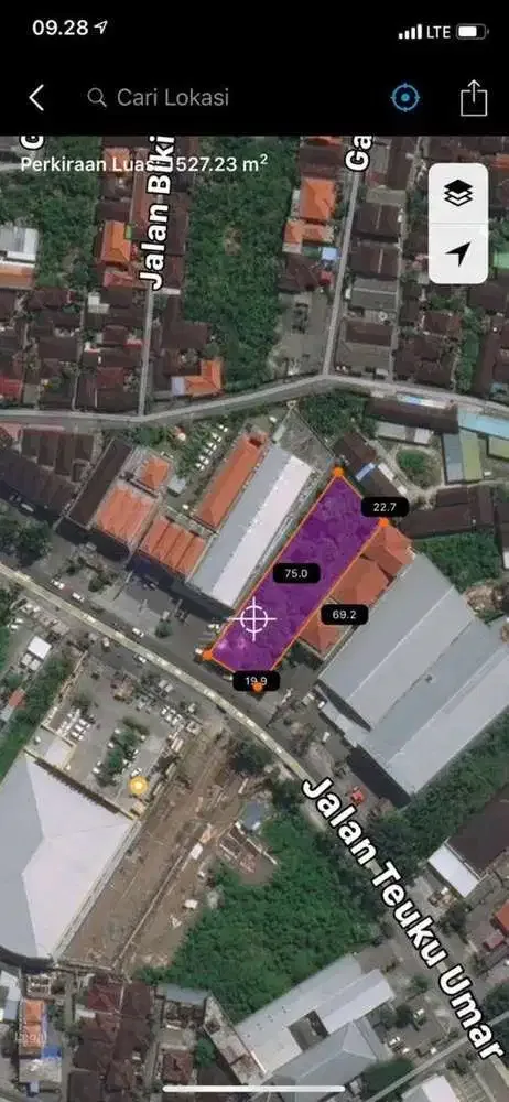 TANAH JALAN UTAMA TEUKU UMAR - Real Estate in Bali