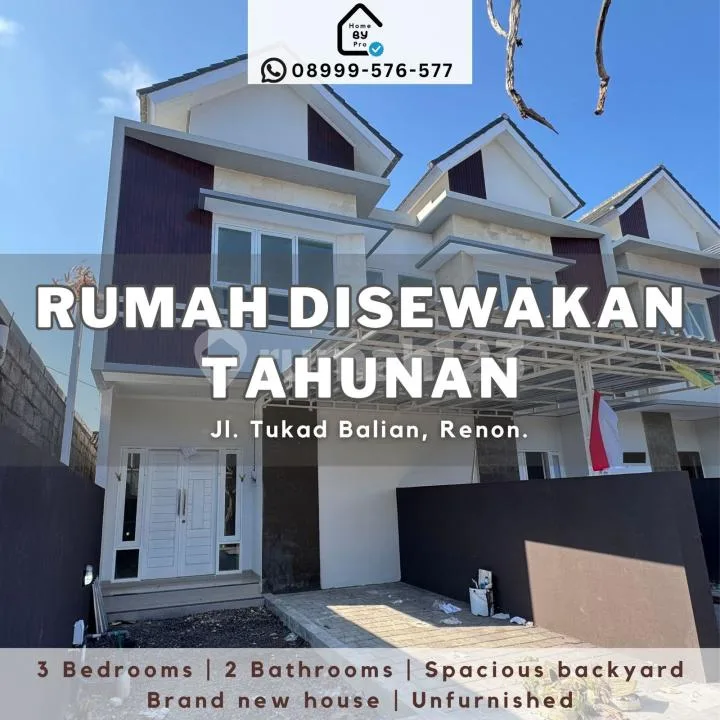 Disewakan Rumah Minimalis di Tukad Balian Renon Denpasar - Bali in Bali
