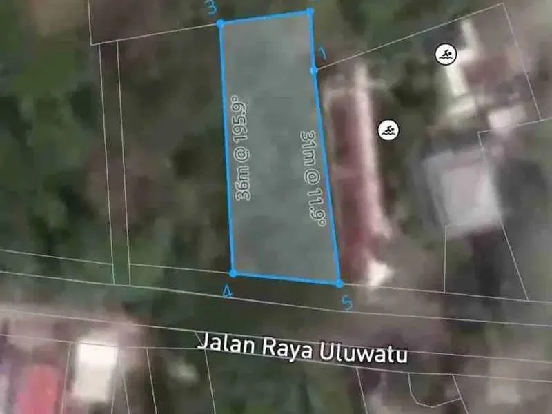 Tanah Komersial Main Road Uluwatu Dekat Pantai Nyang Nyang - Real Estate in Bali