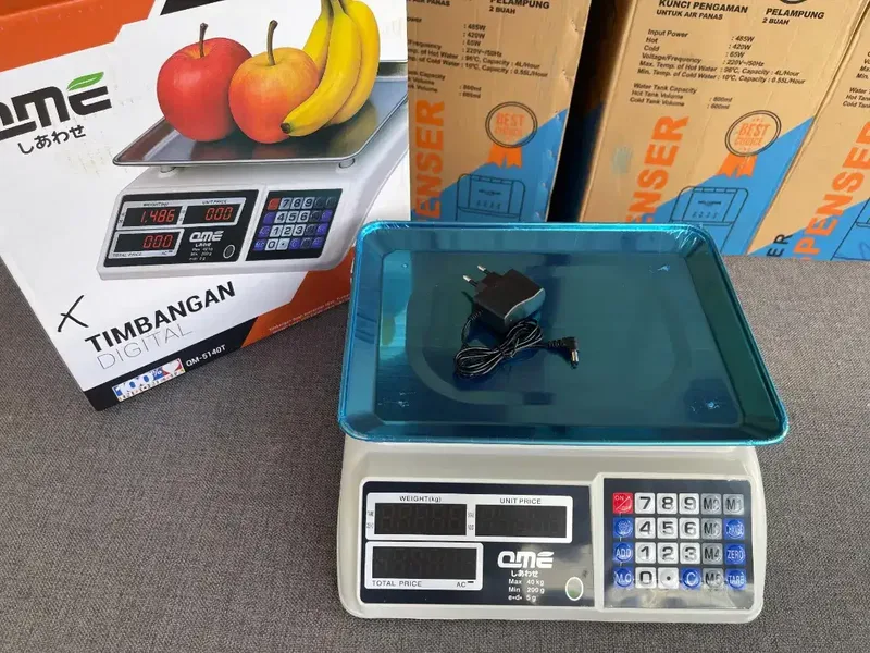Baru merk QME timbangan buah digital harga max 40 kg - Other in Bali