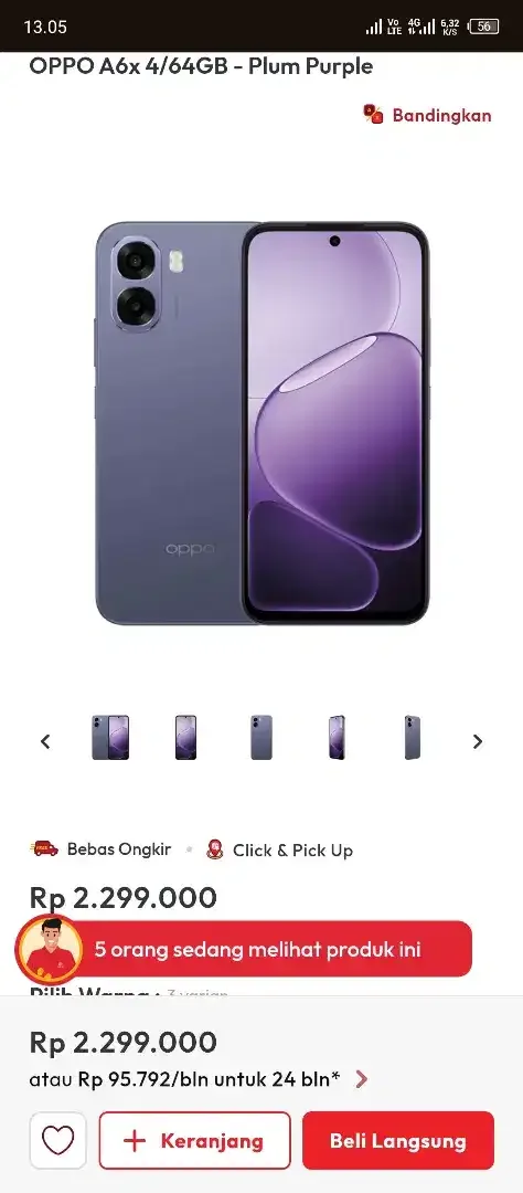 OPPO A6x 4/64GB - Electronics in Bali