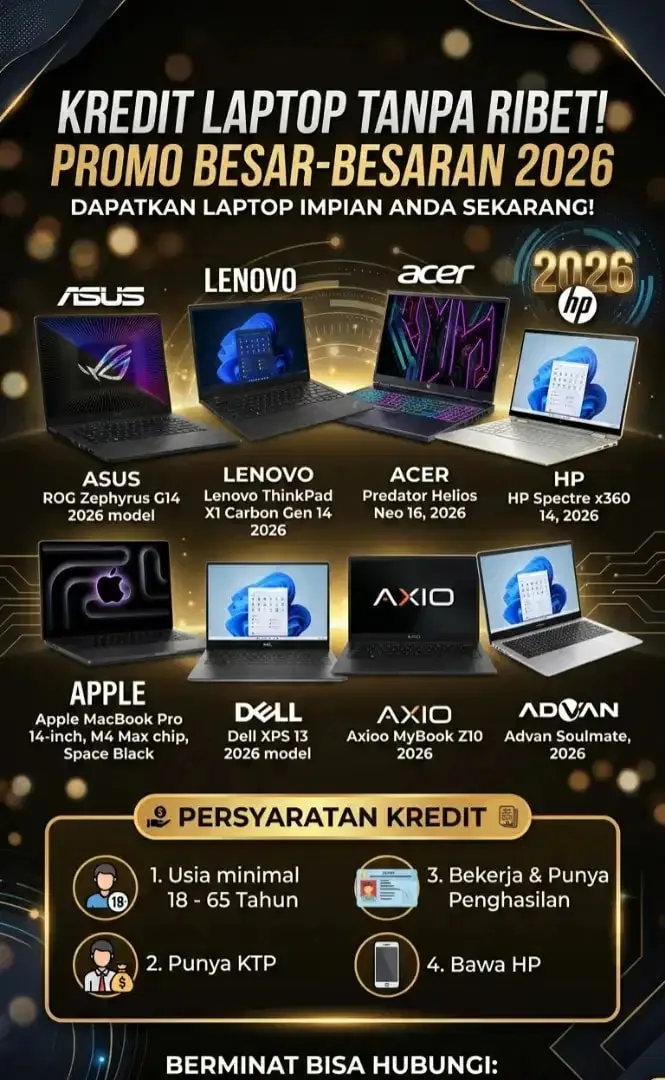 Promo kredit macbook / Laptop by indodana finance - Electronics in Bali