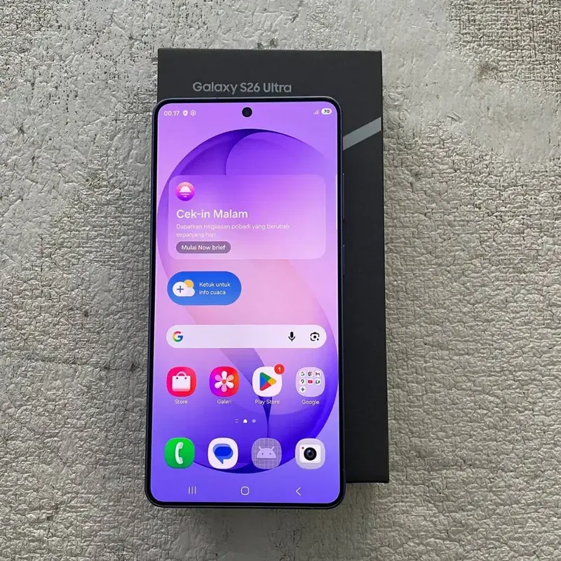 Samsung Galaxy S26 Ultra Warna Cobalt Violet 12/512GB - Bali in Bali