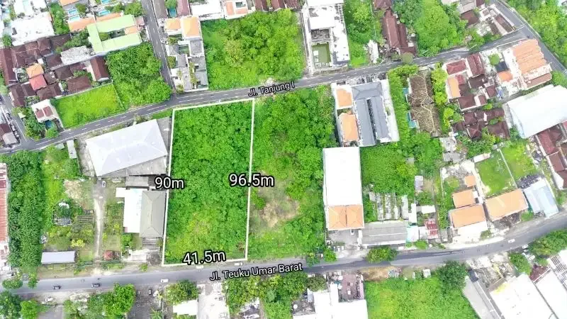 Dijual Tanah Jalan Utama Teuku Umar Barat - Real Estate in Bali