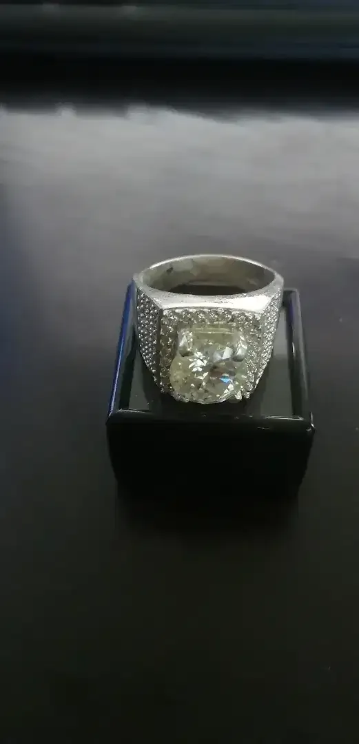Moissanite cincin perak - Fashion in Bali