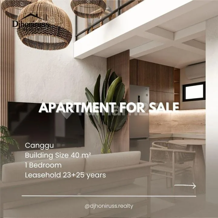 Apartemen 1 Bedroom In Canggu, Bali - Real Estate in Bali