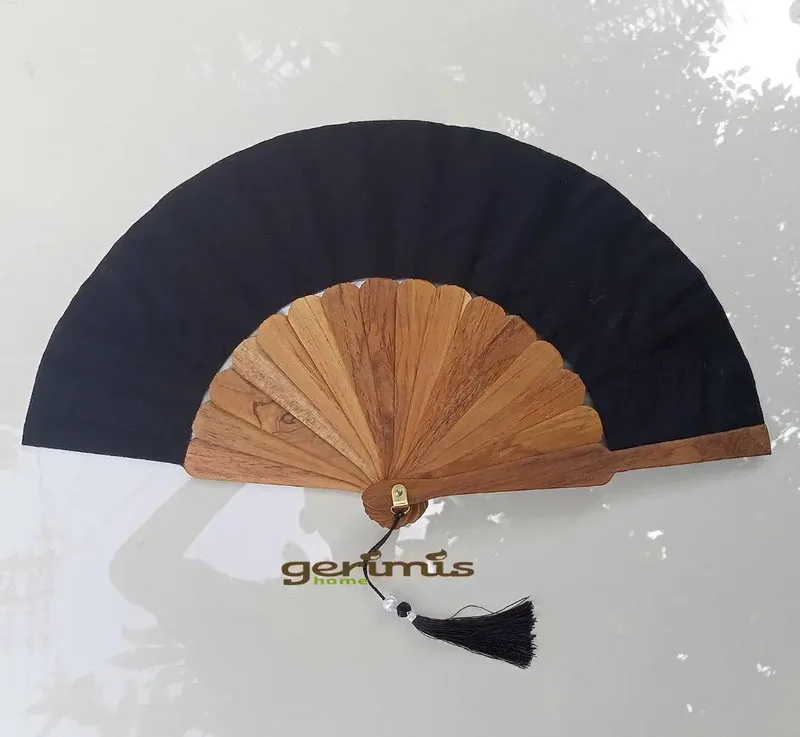 kipas tangan kayu jati - Fashion in Bali