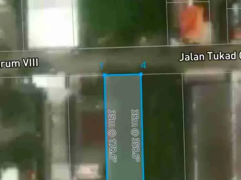 Kavling Eksklusif Renon Tukad Citarum Lingkungan Elite - Real Estate in Bali