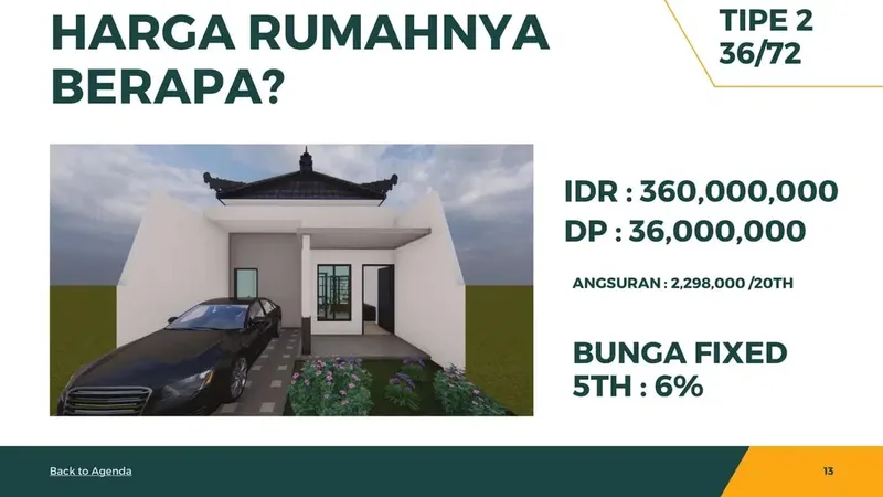 Rumah Bali 280 jutaan bisa KPR cicilan 1jt-an SHM siap huni - Real Estate in Bali