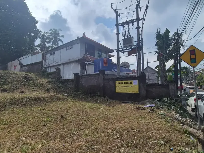 For Sale: Strategic Commercial Land on Jalan Raya Ubud, Petulu - Real Estate in Bali