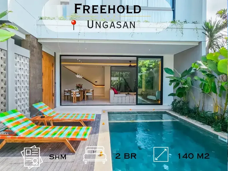 Modern Freehold Villa For Sale In Ungasan, Bali - Real Estate in Bali