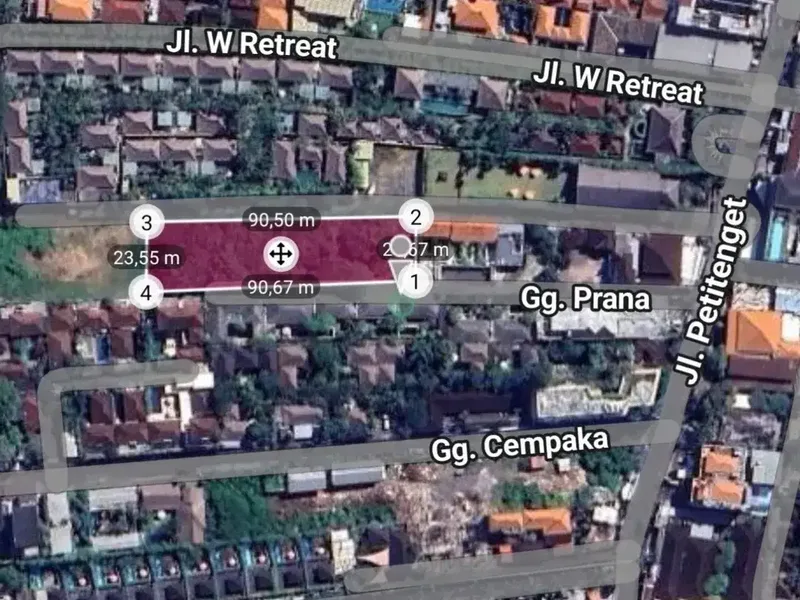 PREMIUM LAND PETITENGET, SEMINYAK - Real Estate in Bali