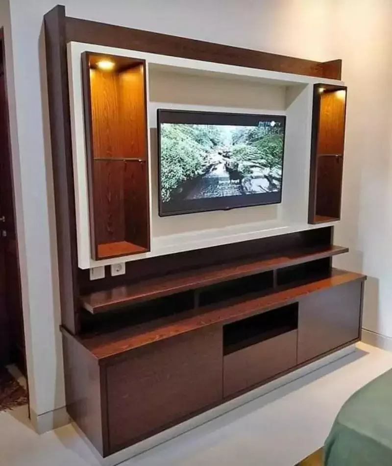 Bufet tv 180×200 , backdrop tv, rak tv, interior, hpl - Home & Garden in Bali