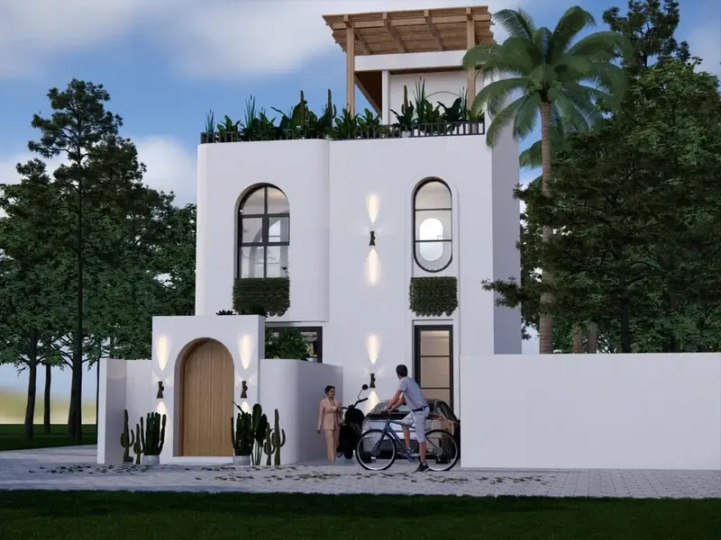 villa baru di taman mumbul nusa dua,dpt view,lokasi strategis - Real Estate in Bali