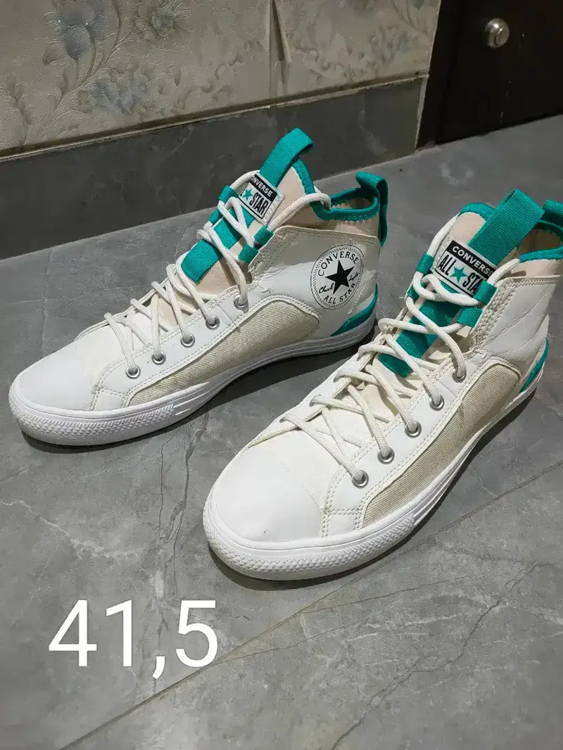 Sepatu Converse white green uk41,5 - Fashion in Bali