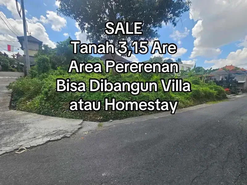 SALE Tanah 3,15 Are Zona Pemukiman Tumbak Bayuh - Bali in Bali