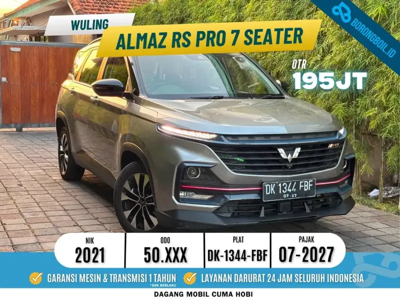 SIAP PAKAI! WULING ALMAZ RS PRO 7 SEATER 2021 - Vehicles in Bali