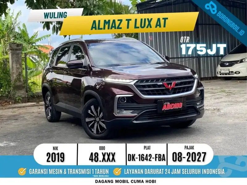 WULING ALMAZ T LUX 5 SEATER 2019 - Bali in Bali