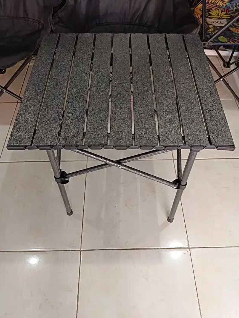 170rb BARU-Meja Camping Lipat Outdoor portable 50x53x49cm Bahan kuat - Home & Garden in Bali
