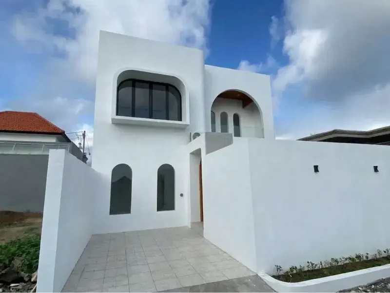 Villa konsep modern minimalis dengan lingkungan asri view sawah di Pantai Tanah Lot Tabanan - Real Estate in Bali