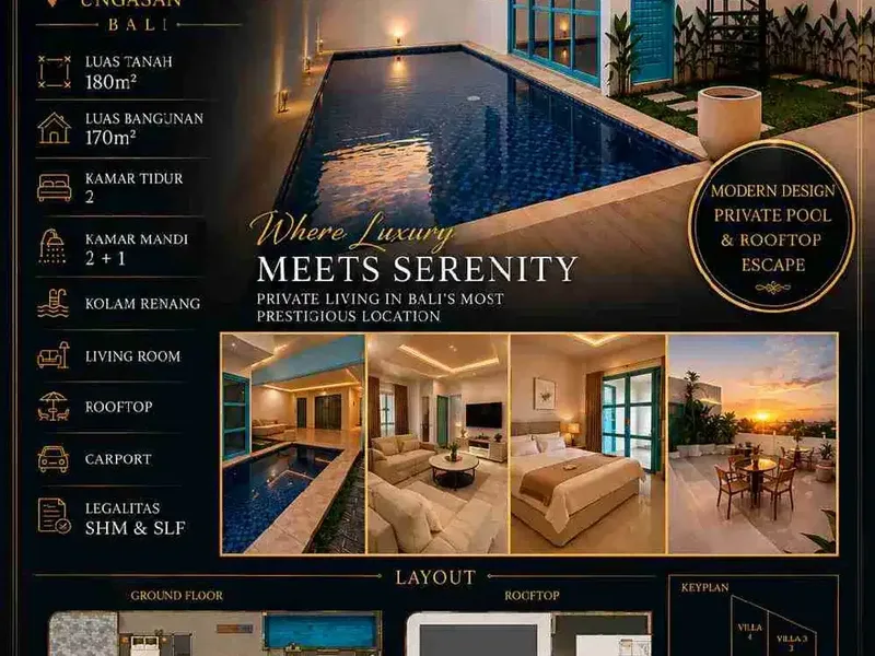 Villa Exclusive ST Tavia 5 Ungasan - Real Estate in Bali